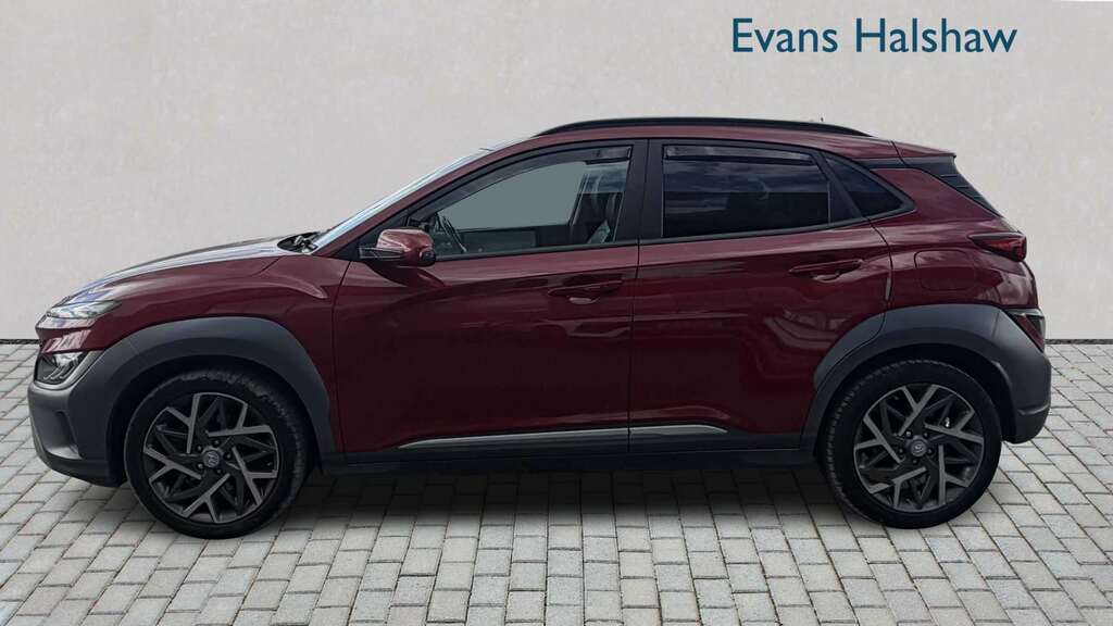 Hyundai Kona 1.6 Gdi Hybrid Ultimate Dct 2021 Red #3