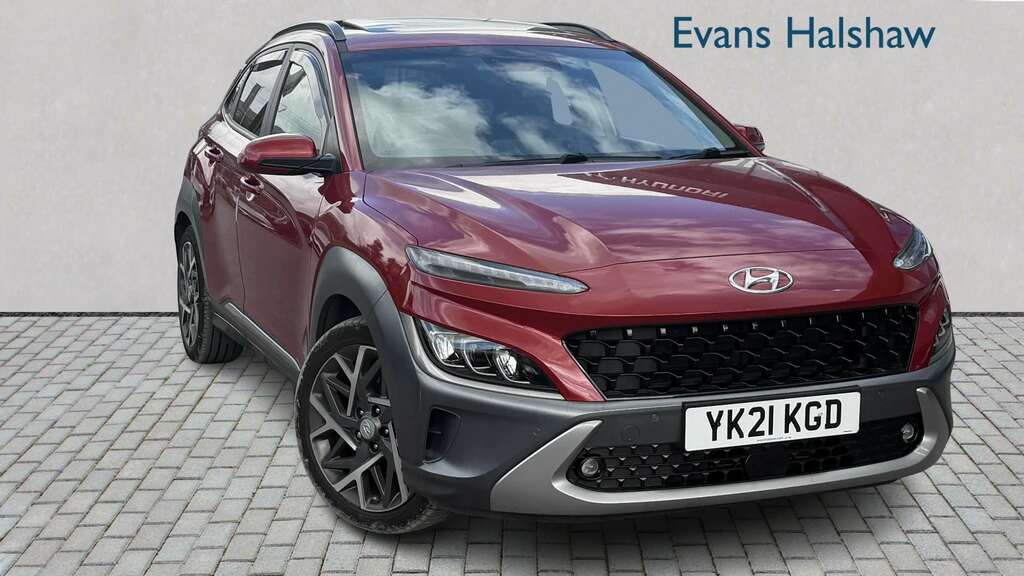 Hyundai Kona 1.6 Gdi Hybrid Ultimate Dct 2021 Red