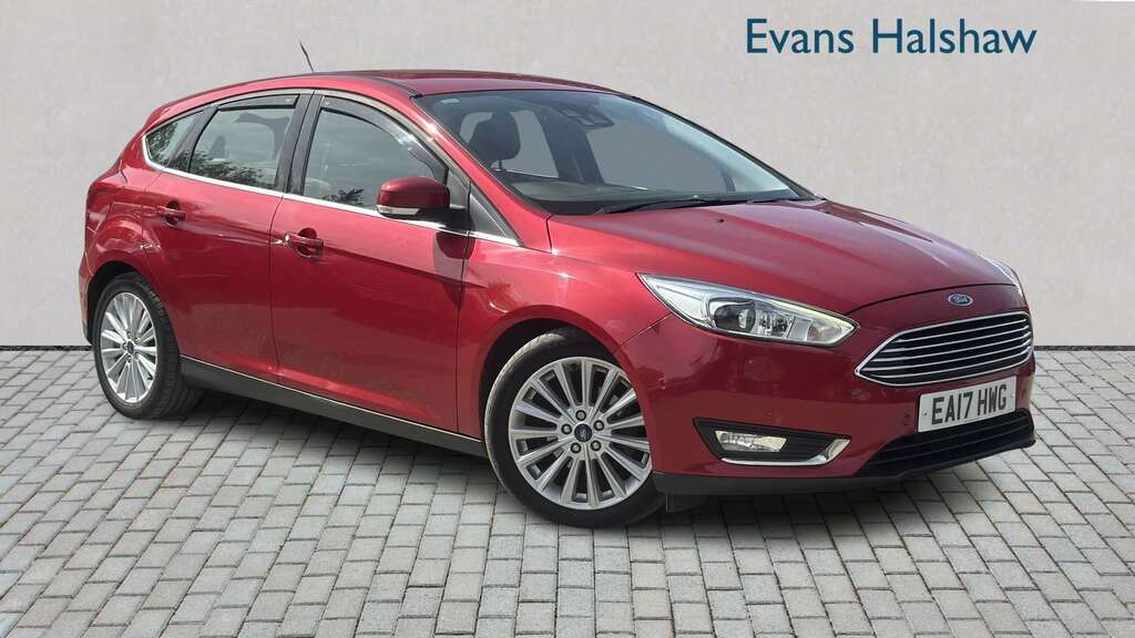 Ford Focus 1.5 Tdci 120 Titanium X Powershift 2017 Red