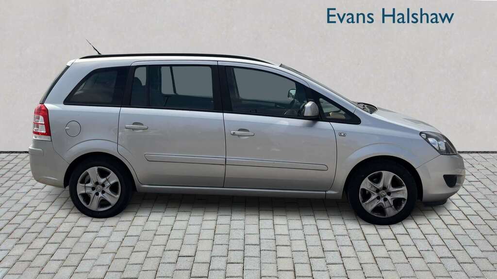 Vauxhall Zafira 1.6I 115 Exclusiv 2013 Silver #3