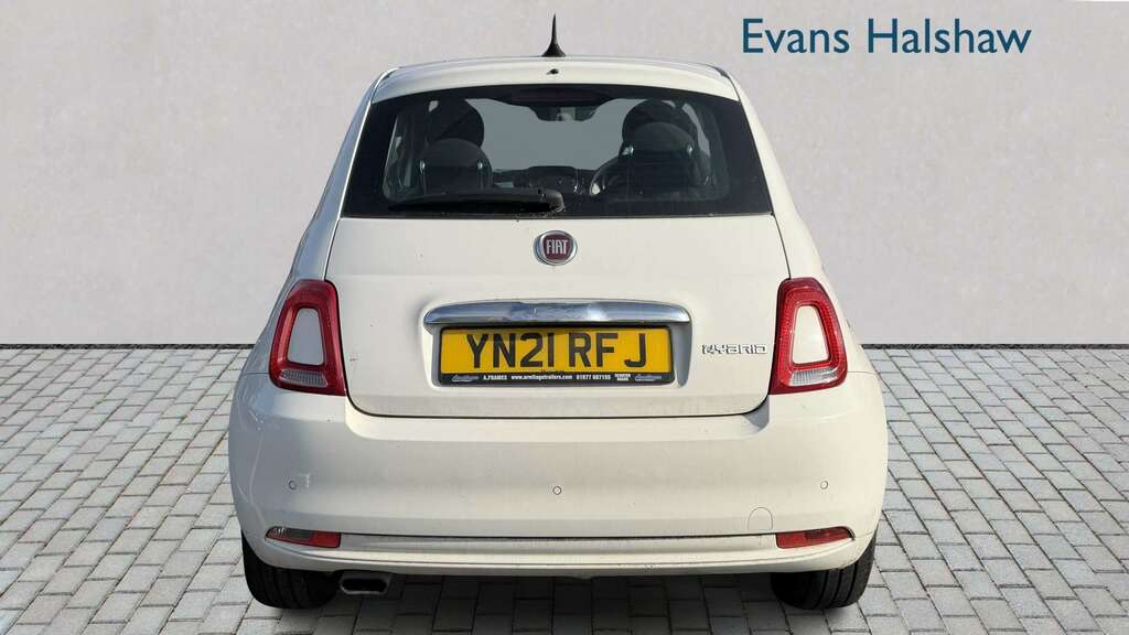 Fiat 500 1.0 Mild Hybrid Lounge 2021 White #3