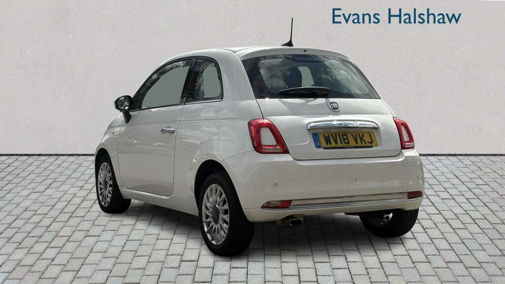 Fiat 500 1.2 Lounge 2018 White #2