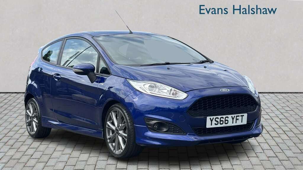 Ford Fiesta 1.0 Ecoboost 140 St-line 2017 Blue