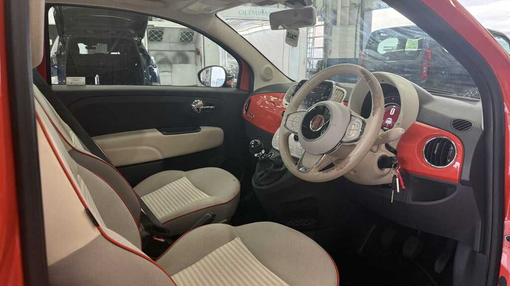 Fiat 500 1.2 Eco Pop Star Euro 6 Ss White #10
