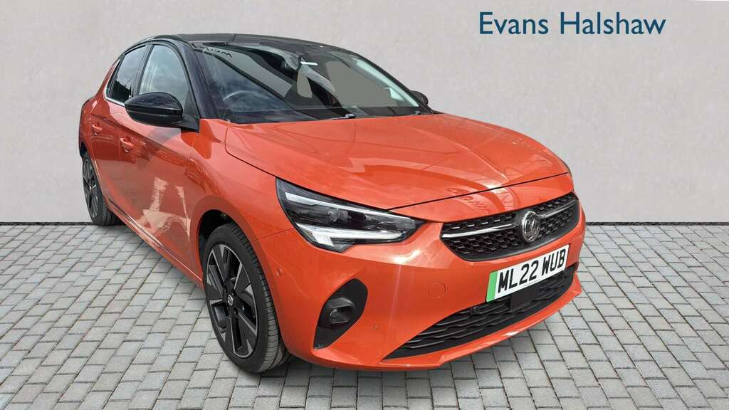 Vauxhall Corsa-e 100Kw Elite Premium 50Kwh 11Kwch 2022 Orange