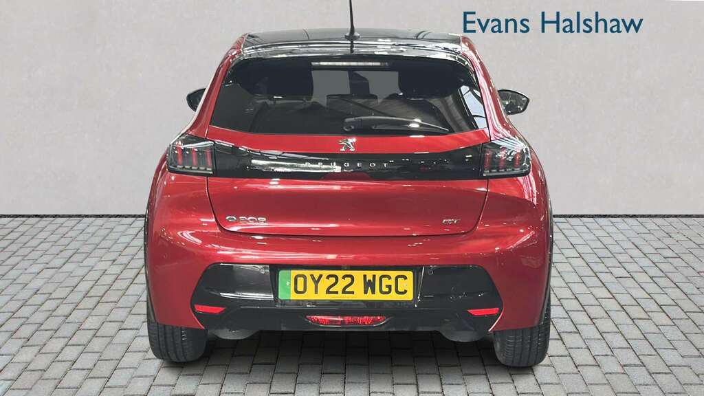 Peugeot e-208 100Kw Gt Premium 50Kwh 2022 Red #5