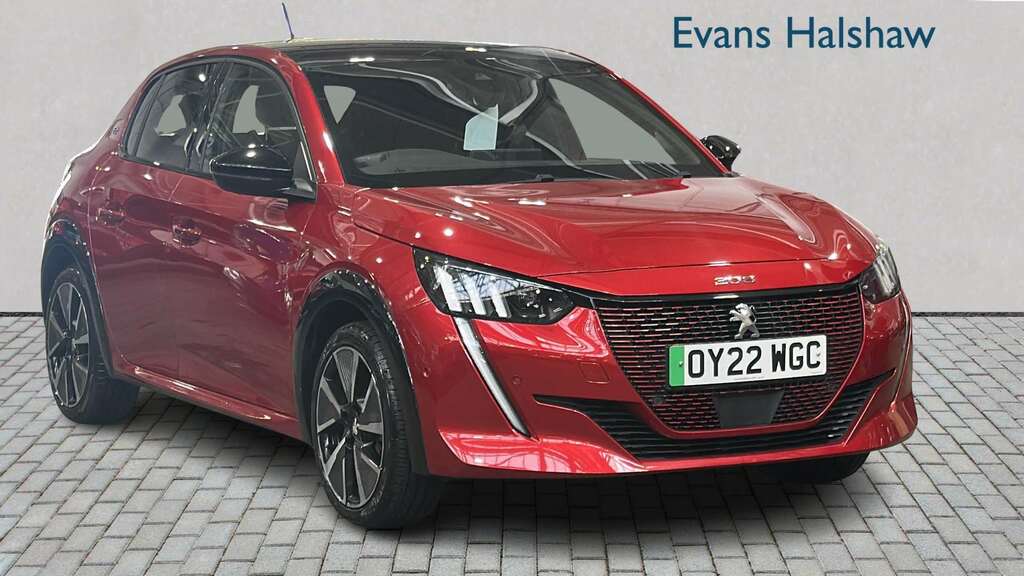 Peugeot e-208 100Kw Gt Premium 50Kwh 2022 Red