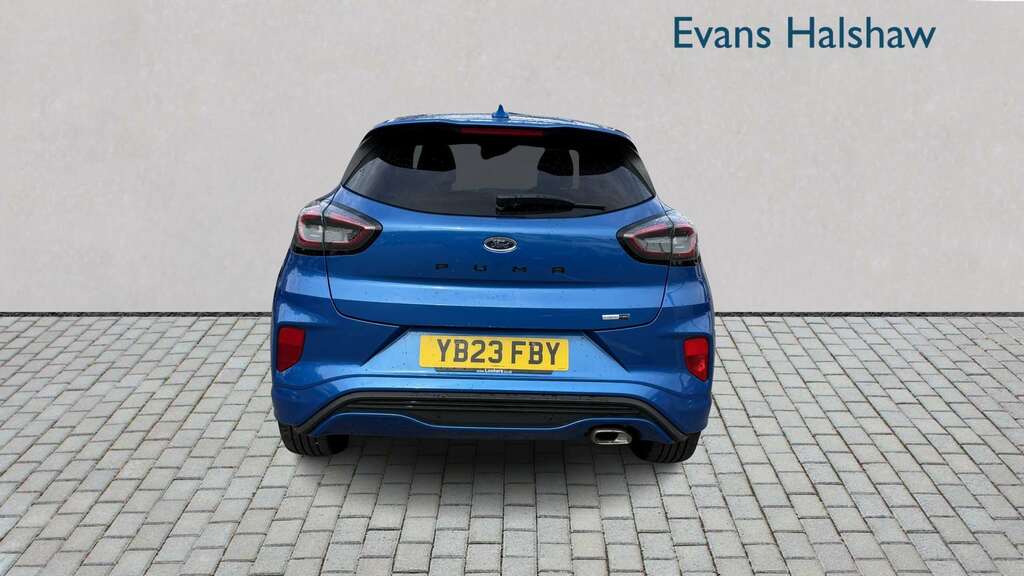 Ford Puma 1.0 Ecoboost Hybrid Mhev St-line X 2023 Blue #4