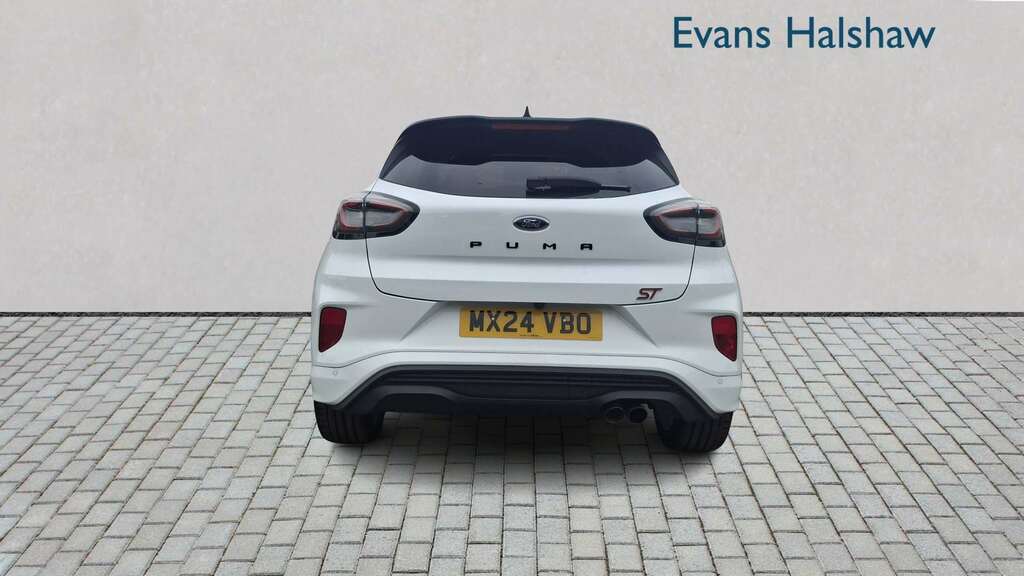Ford Puma 1.0 Ecoboost Hybrid Mhev St Dct 2024 White #4