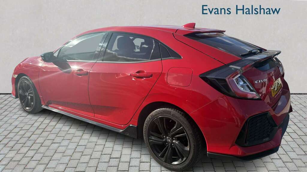 Honda Civic 1.0 Vtec Turbo 126 Sport Line 2019 Red #3