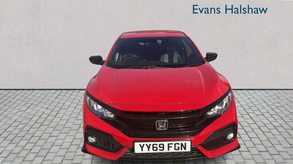 Honda Civic 1.0 Vtec Turbo 126 Sport Line 2019 Red #2