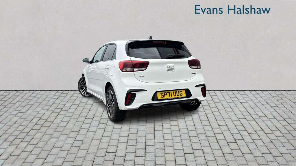 Kia RIO 1.0 T Gdi 48V 118 Gt-line S Dct 2021 White #2