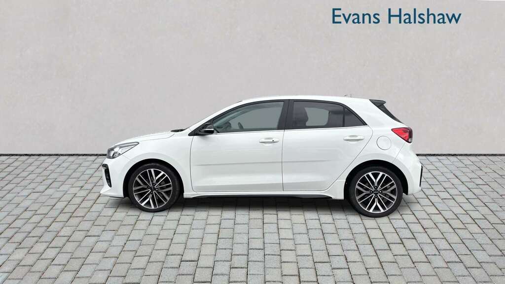 Kia RIO 1.0 T Gdi 48V 118 Gt-line S Dct 2021 White #3