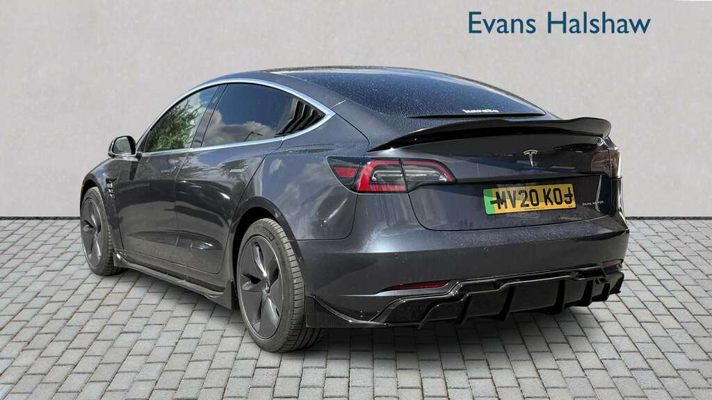 Tesla Model 3 Long Range Awd 2020 Silver #2