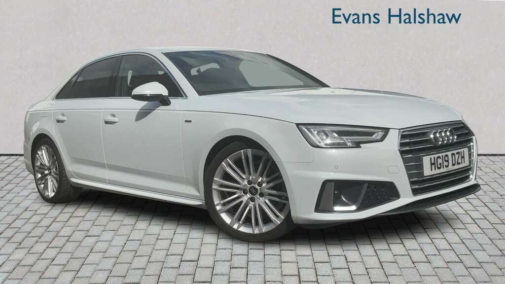 Audi A4 35 Tfsi S Line S Tronic Tech Pack 2019 White