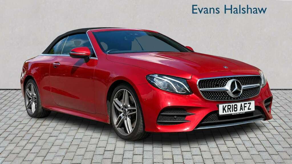 Mercedes-Benz E Class E300 Amg Line Premium 9G-tronic 2018 Red