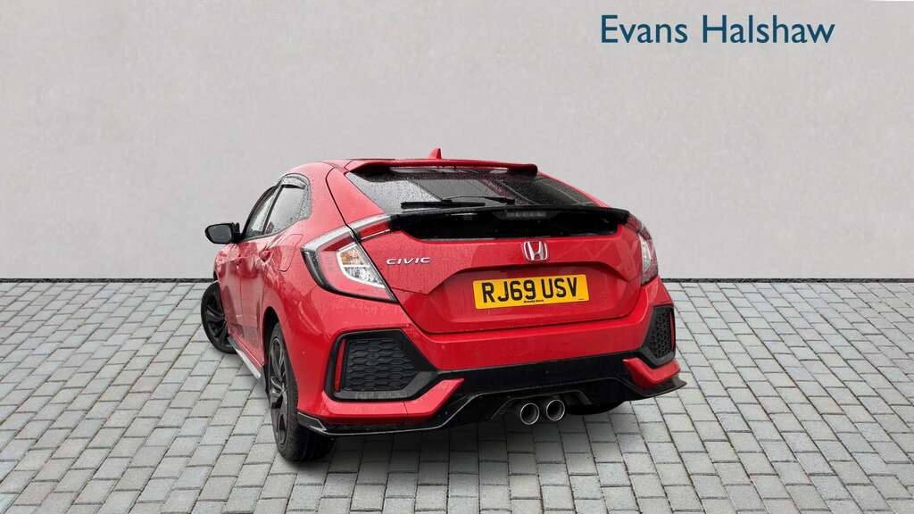 Honda Civic 1.5 Vtec Turbo Sport Cvt 2020 Red #2