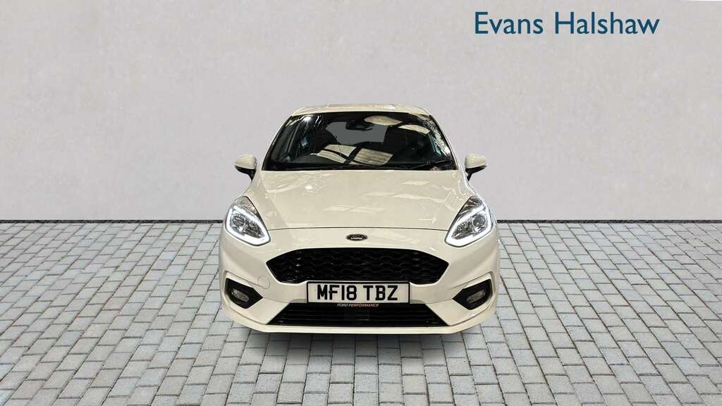 Ford Fiesta 1.0T Ecoboost St-line Hatchback White #4