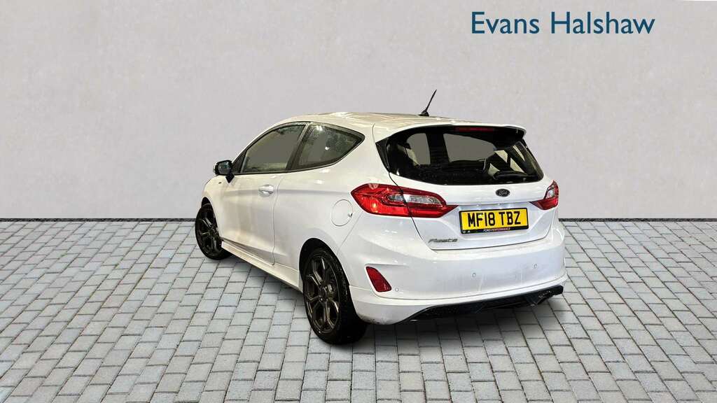Ford Fiesta 1.0T Ecoboost St-line Hatchback White #2