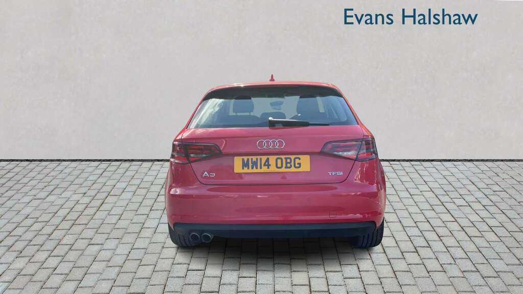 Audi A3 1.4 Tfsi 140 Sport S Tronic 2014 MW14OBG Red #4