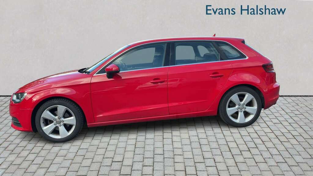 Audi A3 1.4 Tfsi 140 Sport S Tronic 2014 MW14OBG Red #2