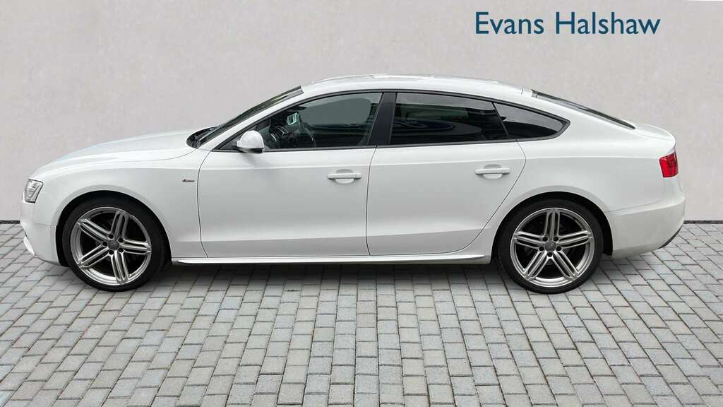 Audi A5 2.0 Tdi 177 Black Edition 5 Seat 2013 White #3