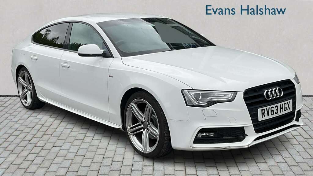 Audi A5 2.0 Tdi 177 Black Edition 5 Seat 2013 White