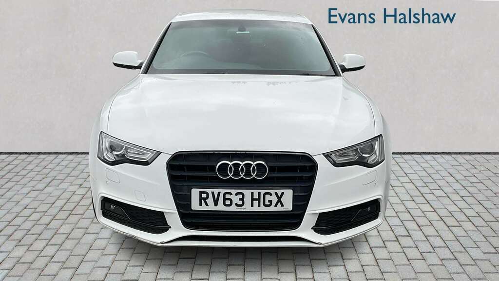 Audi A5 2.0 Tdi 177 Black Edition 5 Seat 2013 White #4