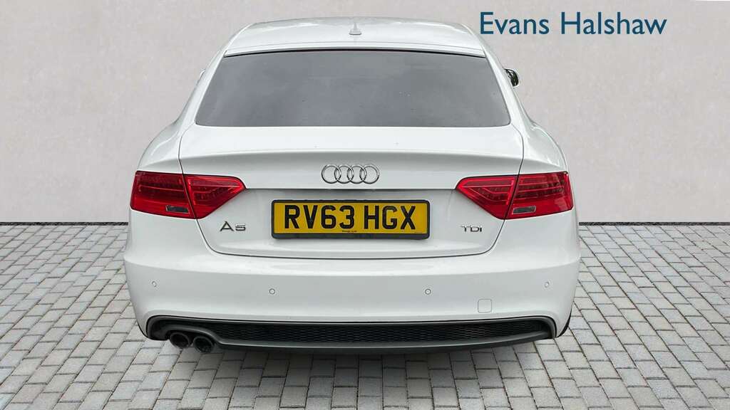 Audi A5 2.0 Tdi 177 Black Edition 5 Seat 2013 White #5