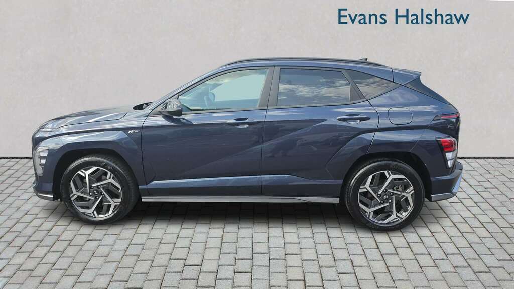 Hyundai Kona 1.6 Gdi Hybrid N Line Dct 2024 Blue #3