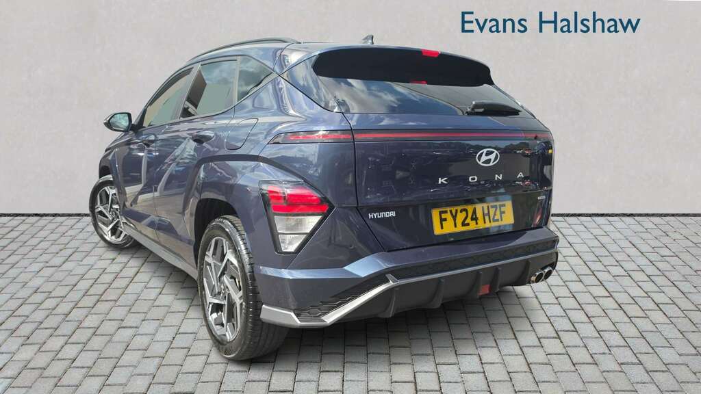Hyundai Kona 1.6 Gdi Hybrid N Line Dct 2024 Blue #2