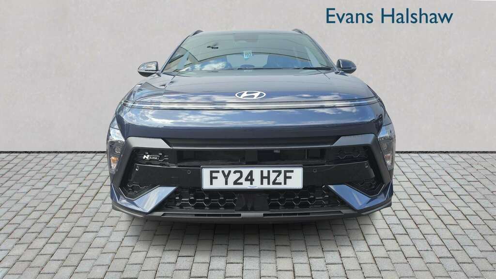 Hyundai Kona 1.6 Gdi Hybrid N Line Dct 2024 Blue #4