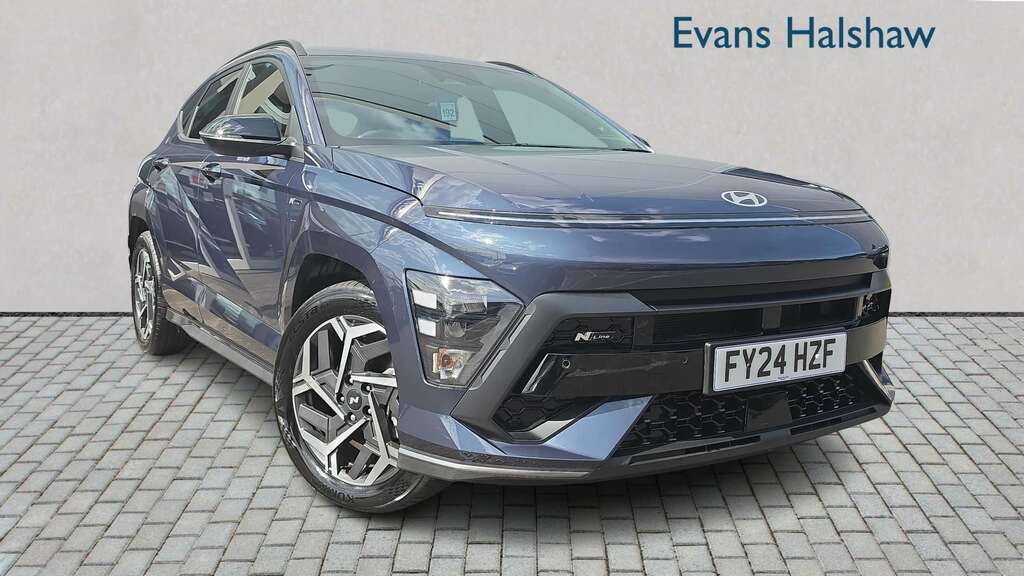 Hyundai Kona 1.6 Gdi Hybrid N Line Dct 2024 Blue