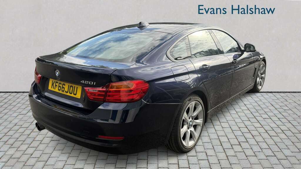 BMW 4 Series 420I Se Business Media 2017 Blue #4