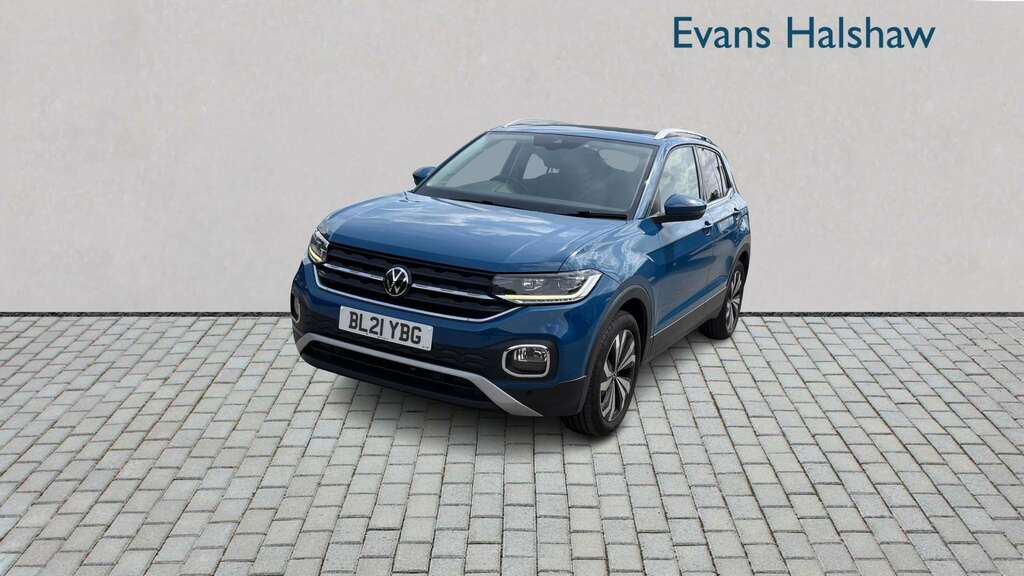Volkswagen T-Cross 1.5 Tsi Evo Sel Dsg 2021 Blue #2