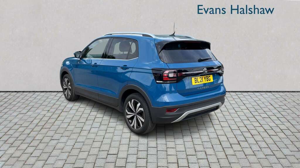 Volkswagen T-Cross 1.5 Tsi Evo Sel Dsg 2021 Blue #3