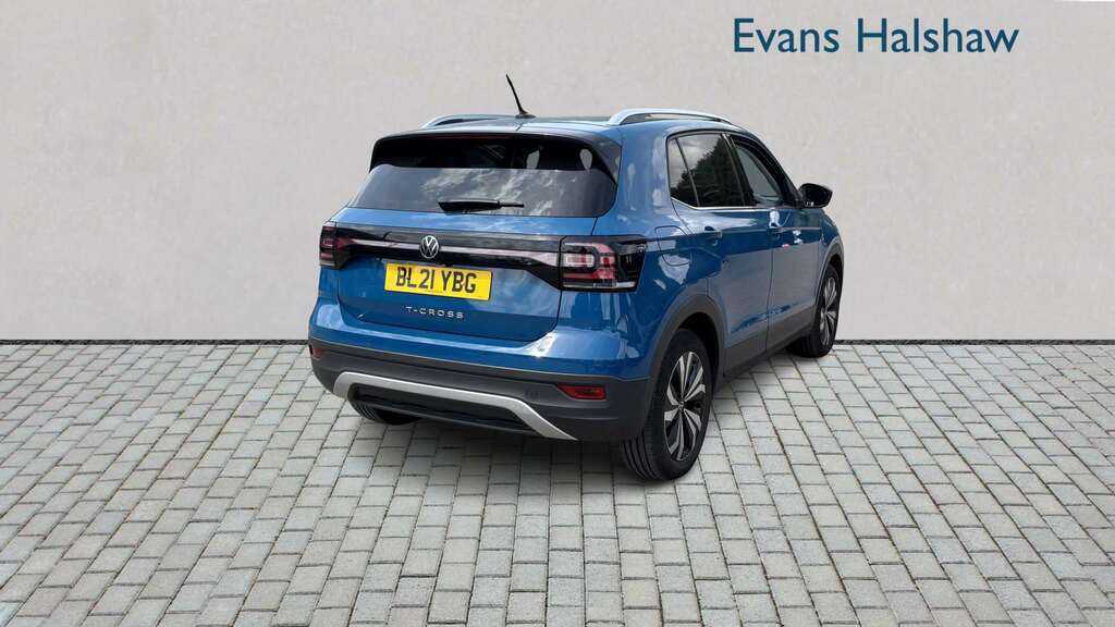 Volkswagen T-Cross 1.5 Tsi Evo Sel Dsg 2021 Blue #4