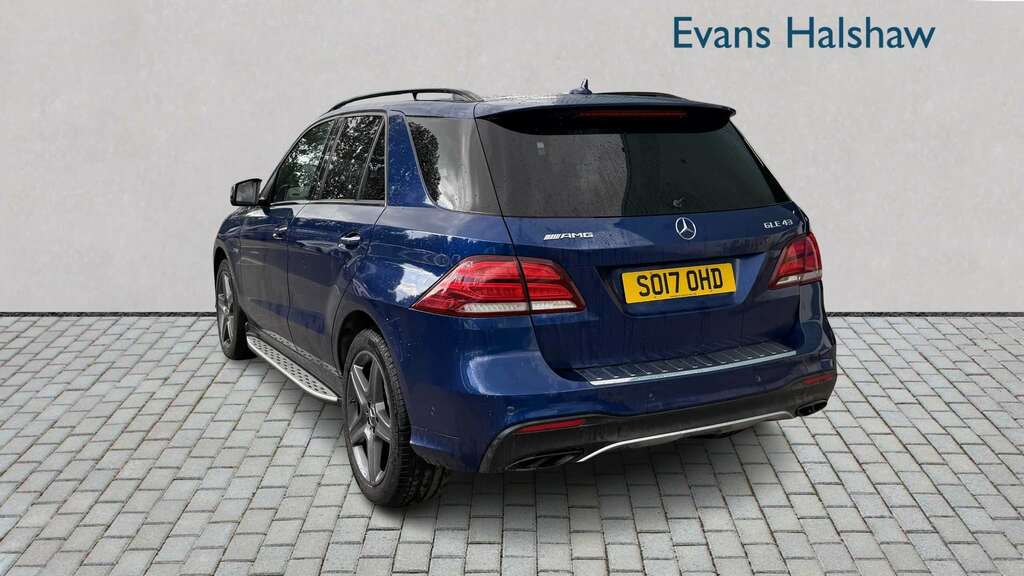 Mercedes-Benz GLE Class 43 4Matic Premium Plus 9G-tronic 2017 Blue #3