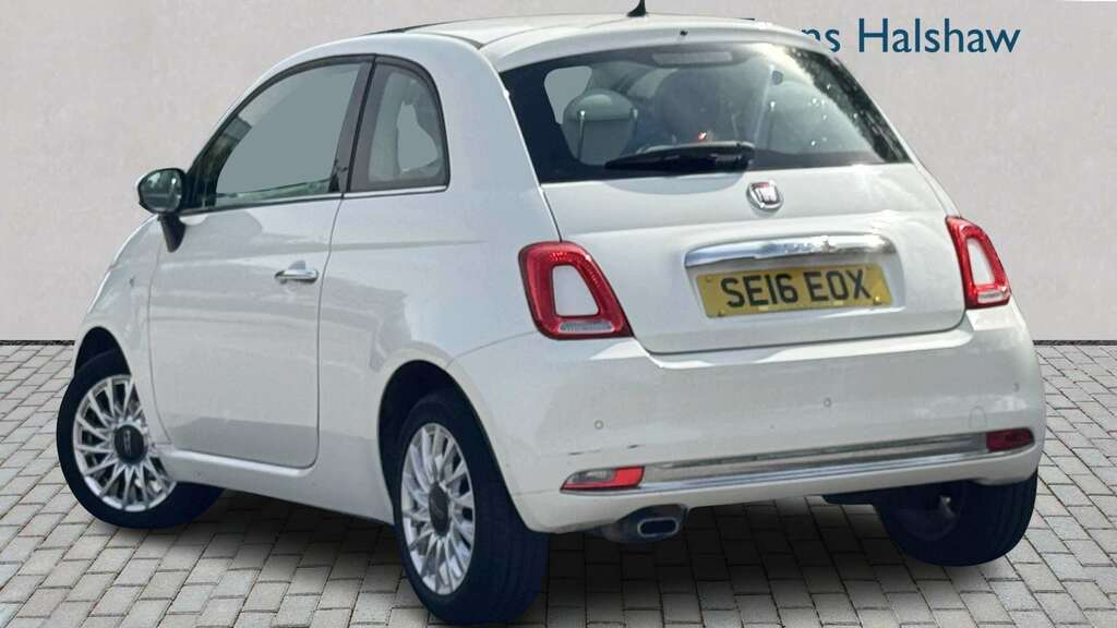 Fiat 500 1.2 Lounge 2016 White #2