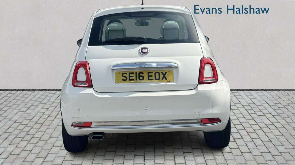 Fiat 500 1.2 Lounge 2016 White #6