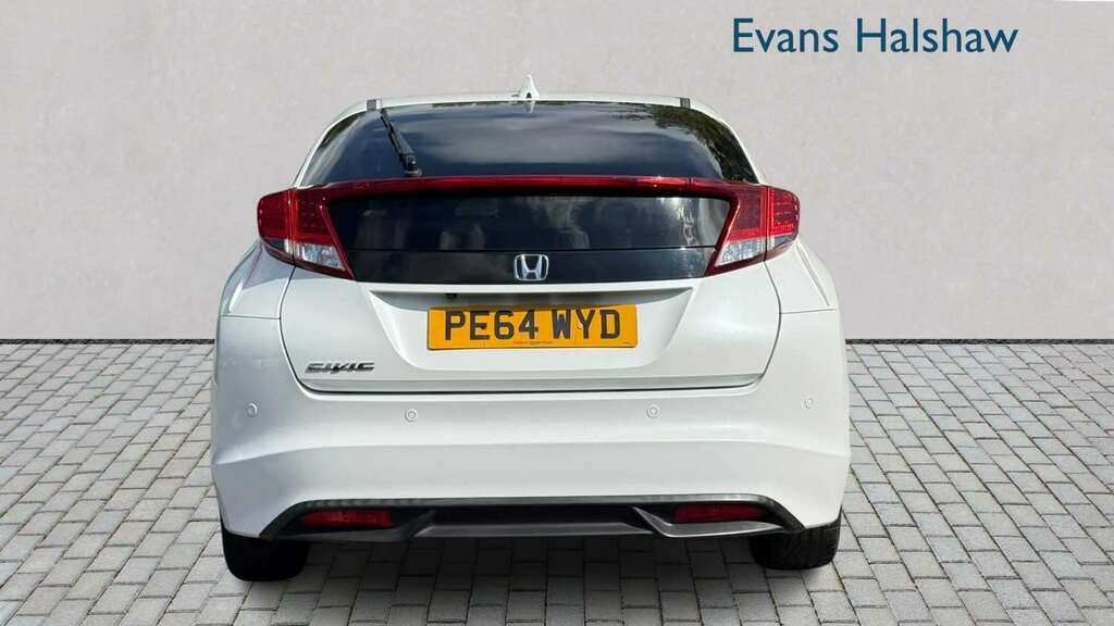 Honda Civic 1.8 I-vtec Se Plus 2014 White #4