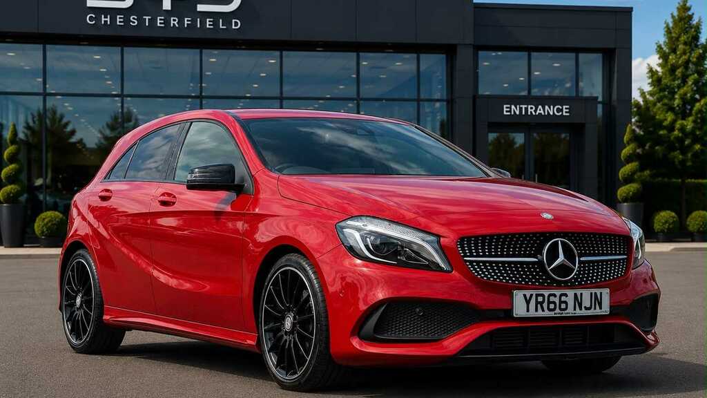 Mercedes-Benz A Class A200d Amg Line Premium Plus 2016 Red