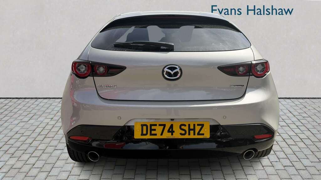 Mazda 3 2.0 E-skyactivx Mhev 186 Exclusive-line Silver #4