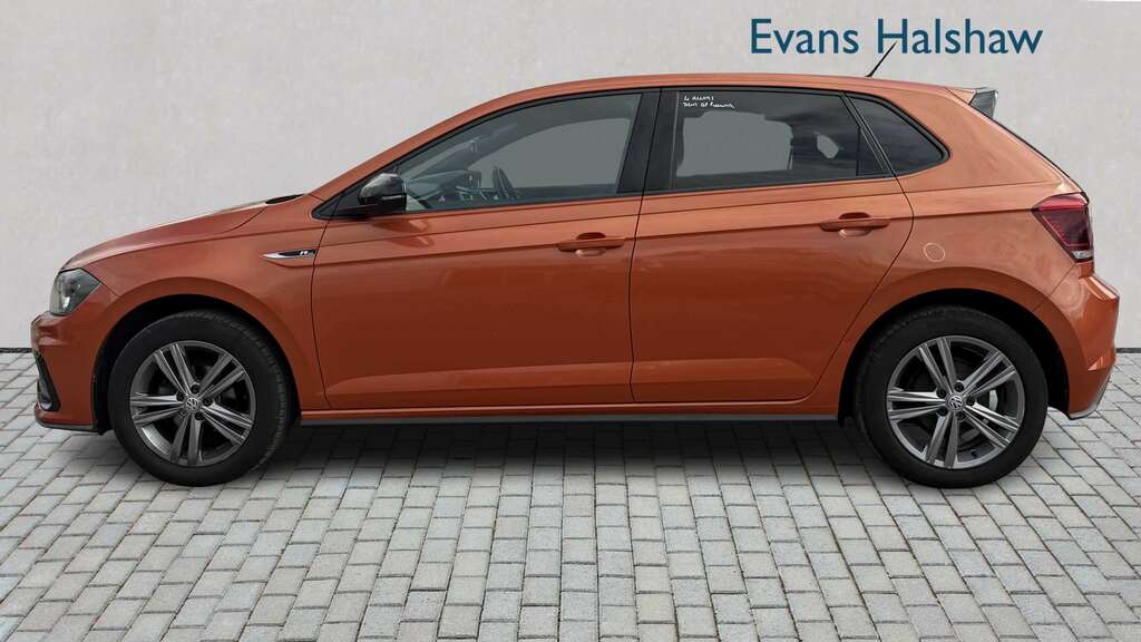 Volkswagen Polo 1.0 Tsi 95 R-line 2020 Orange #3