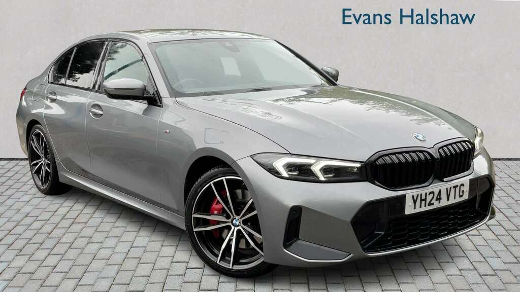BMW 3 Series 330E Xdrive M Sport Saloon White #1
