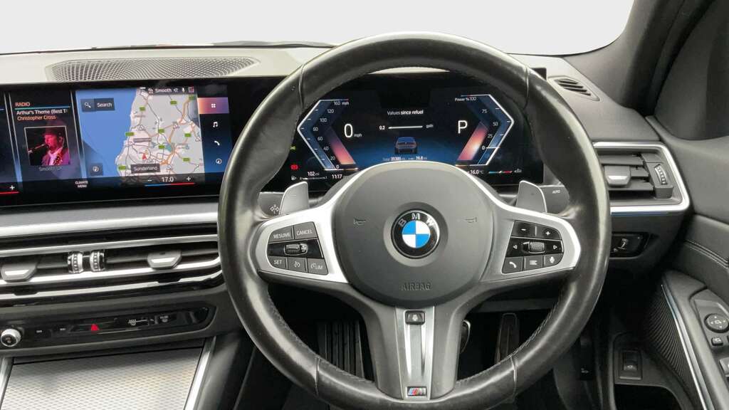 BMW 3 Series 330E Xdrive M Sport Saloon White #9