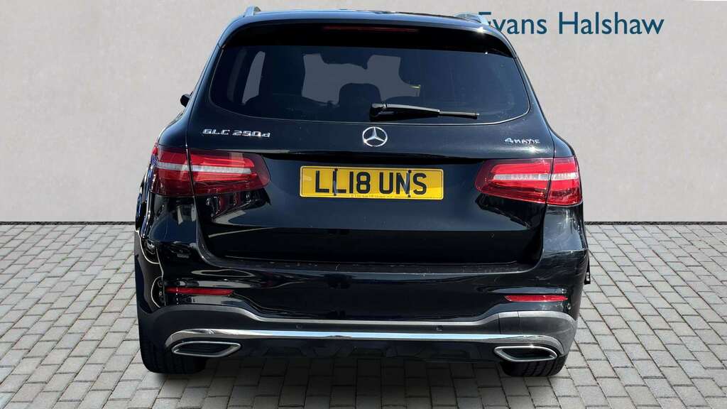 Mercedes-Benz GLC Class 250D 4Matic Amg Line Premium 9G-tronic 2018 LL18UNS Black #5