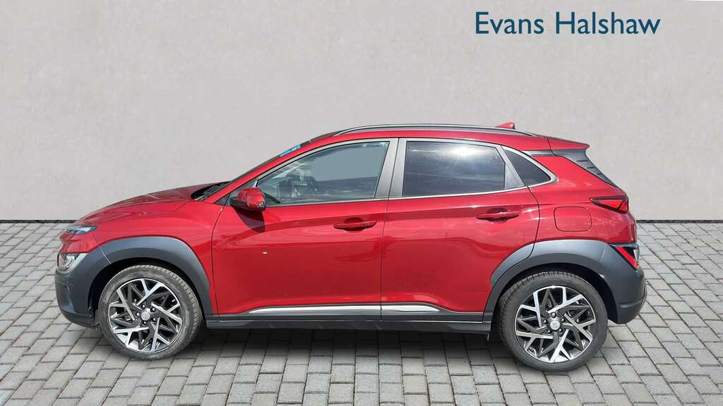 Hyundai Kona 1.6 Gdi Hybrid Ultimate Dct 2022 Red #3