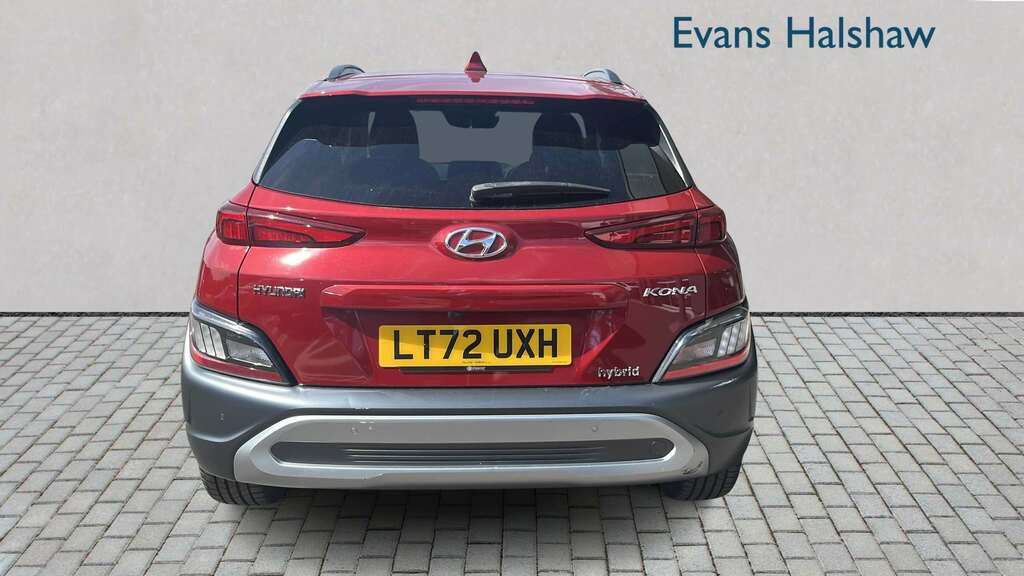 Hyundai Kona 1.6 Gdi Hybrid Ultimate Dct 2022 Red #4