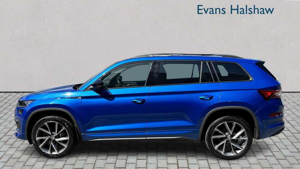 Skoda Kodiaq 2.0 Tdi 200 Sport Line 4X4 Dsg 7 Seat 2024 Blue #3